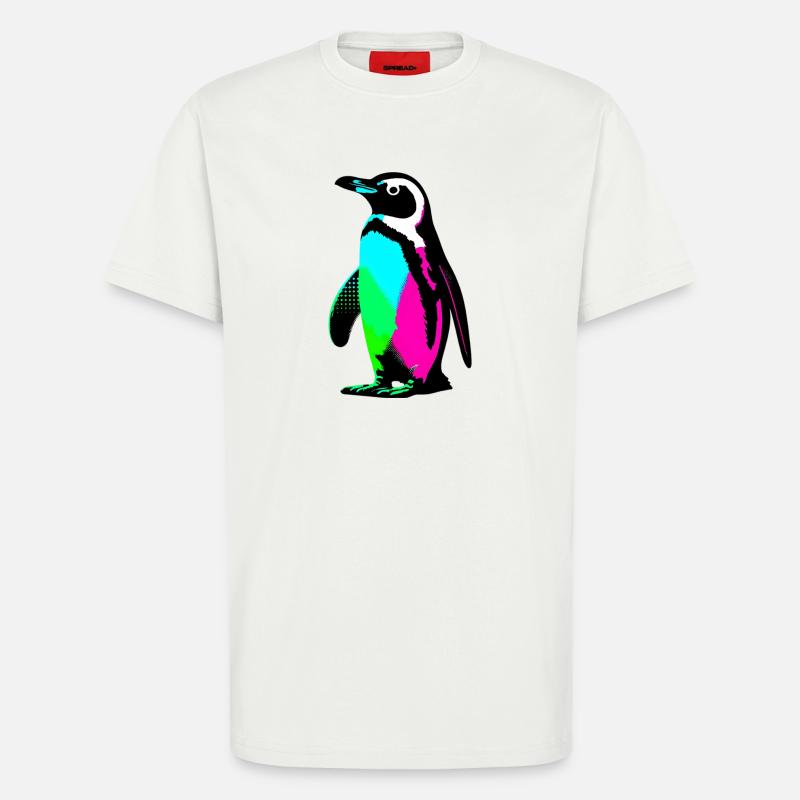 Pinguin - T-Shirt - made by SPREAD - OFF WHITE