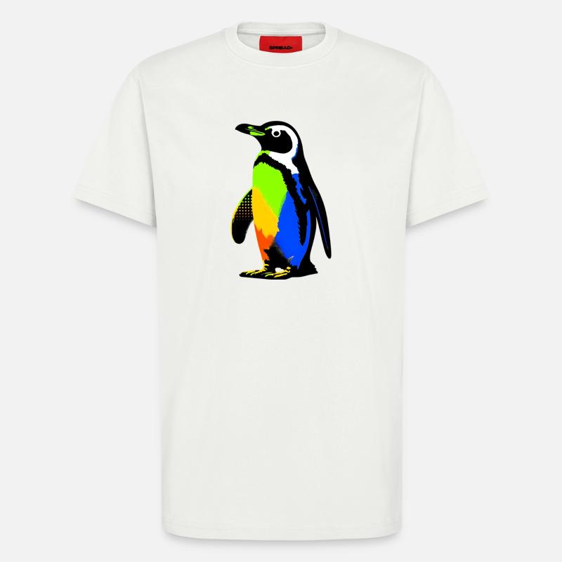Pinguin - T-Shirt - made by SPREAD - OFF WHITE