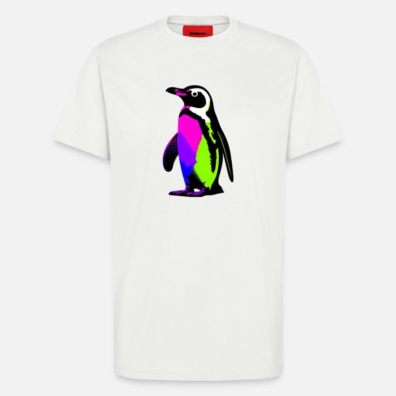 Pinguin - T-Shirt - made by SPREAD - OFF WHITE