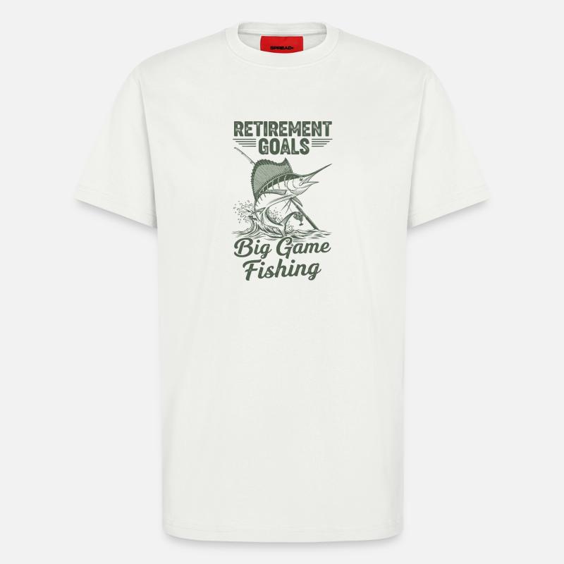 Objectifs de retraite : une grosse prise - T-shirt bio décontracté fabriqué en UE - OFF WHITE