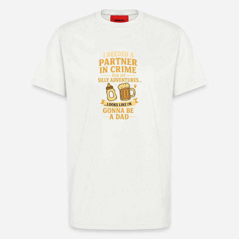 Komplizen-Vater - T-Shirt - made by SPREAD - OFF WHITE