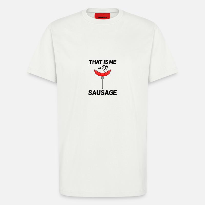Wurst Spruch lustig - T-Shirt - made by SPREAD - OFF WHITE