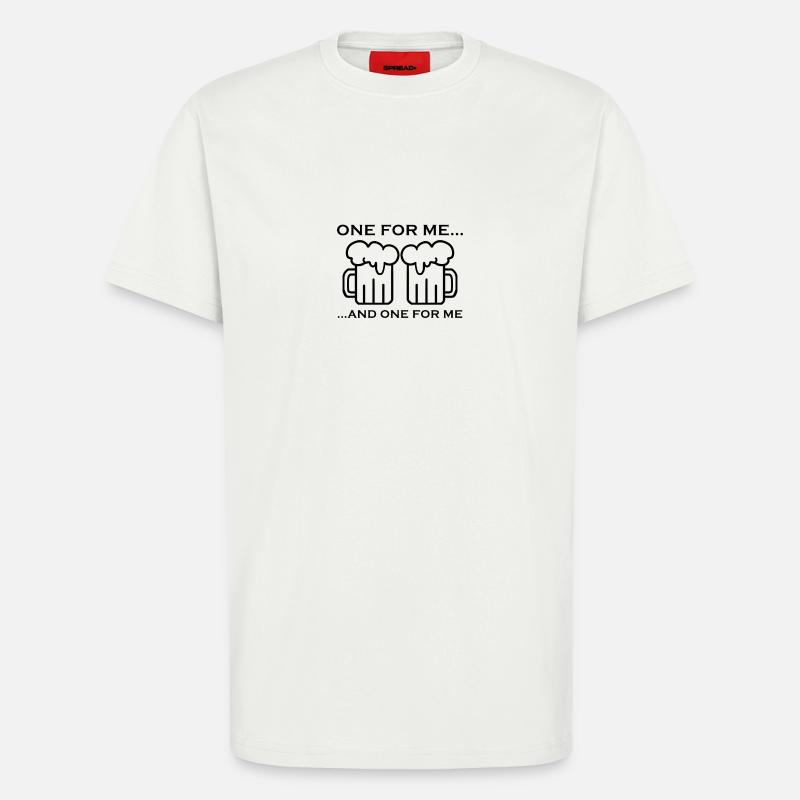 Bier Bierkrug Geschenk - T-Shirt - made by SPREAD - OFF WHITE