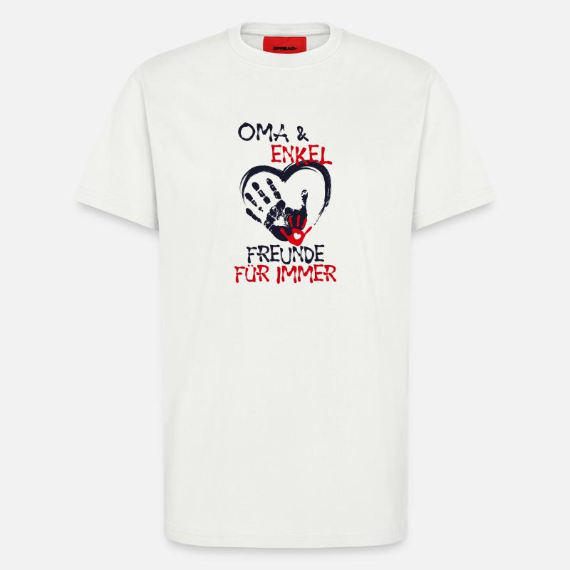 Enkel Oma Großmutter Statement Lieblingsoma - T-Shirt - made by SPREAD - OFF WHITE