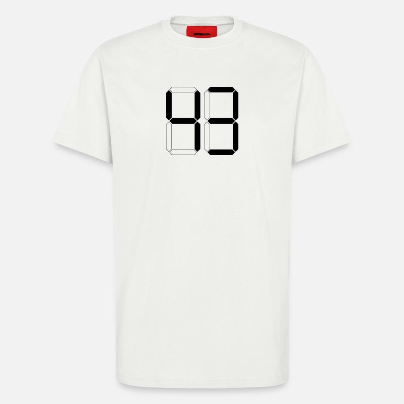 NUMMER 43 Dreiundvierzig Geschenk Digital - T-Shirt - made by SPREAD - OFF WHITE