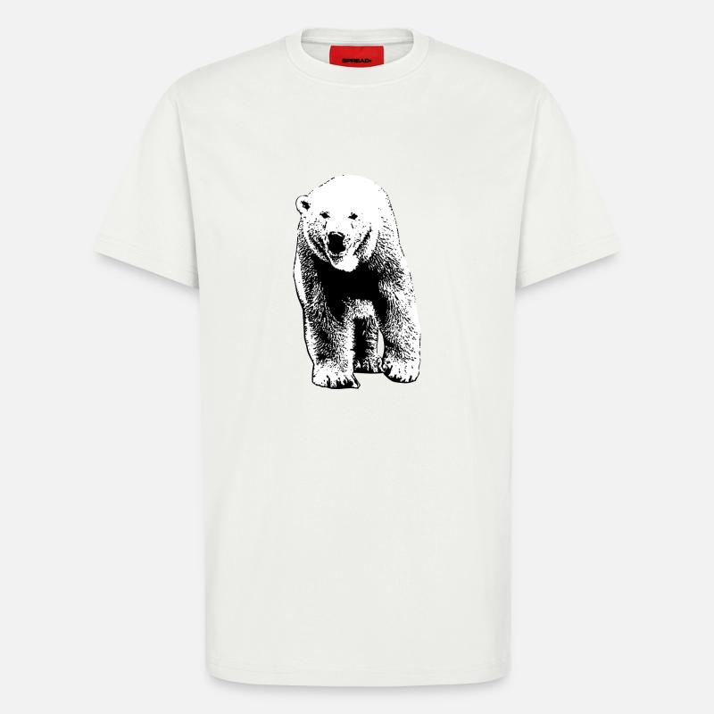 Polar Bear - Eisbär - T-Shirt - made by SPREAD - OFF WHITE
