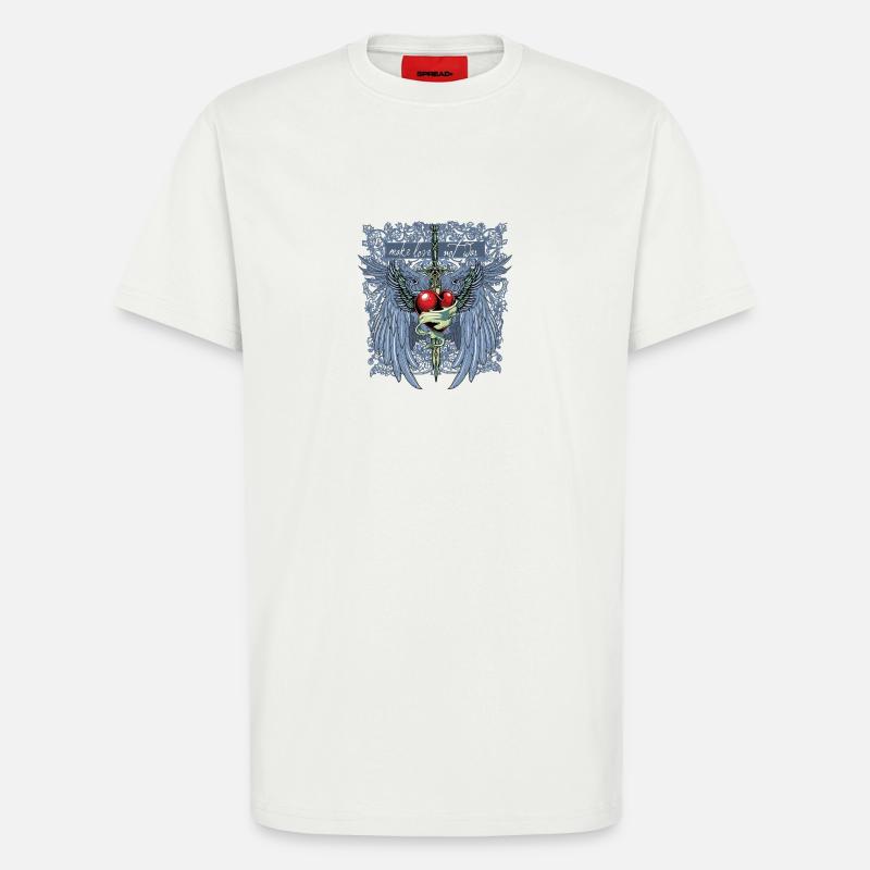 make love not war - T-Shirt - made by SPREAD - OFF WHITE