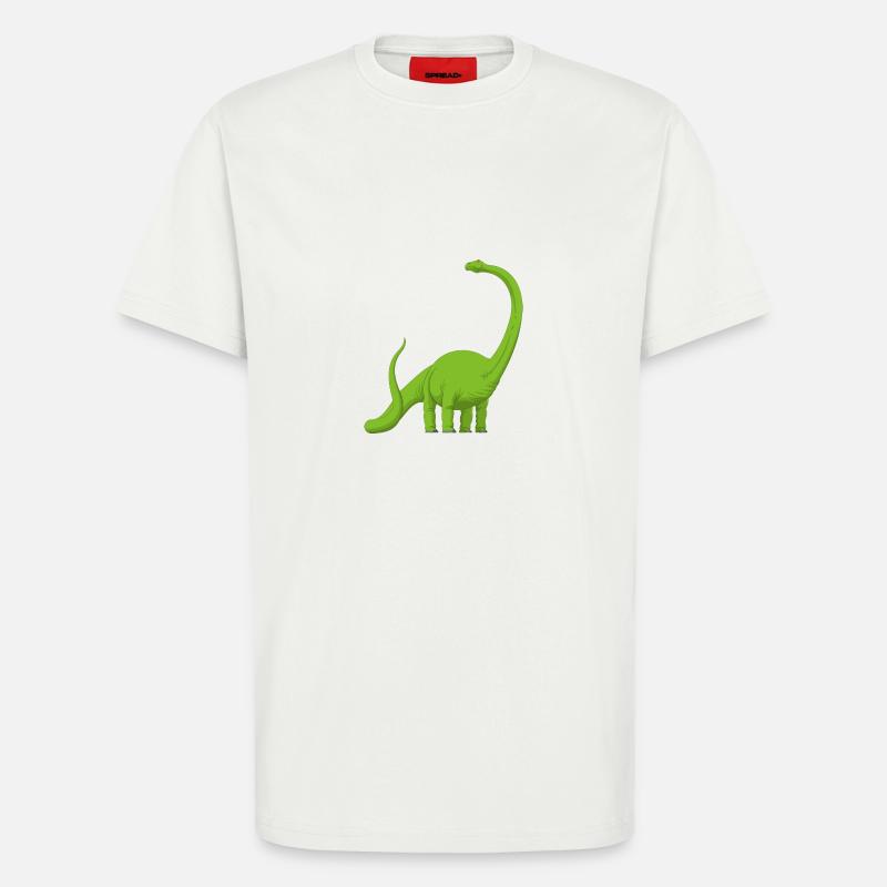 Dinosaurier: Comic Diplodocus - T-Shirt - made by SPREAD - OFF WHITE