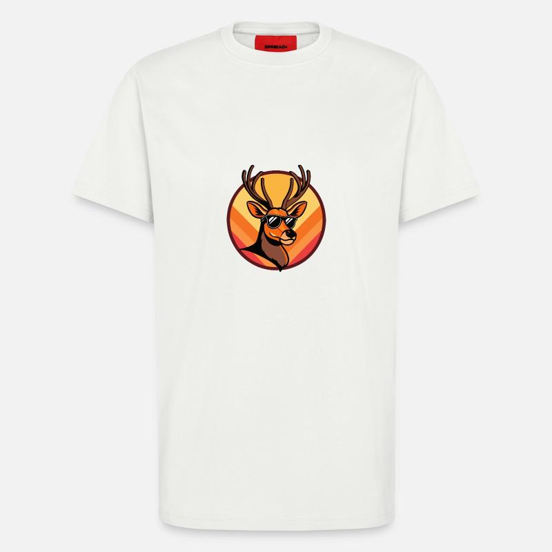 Deer Comic Cool Summer - T-Shirt - made by SPREAD - OFF WHITE