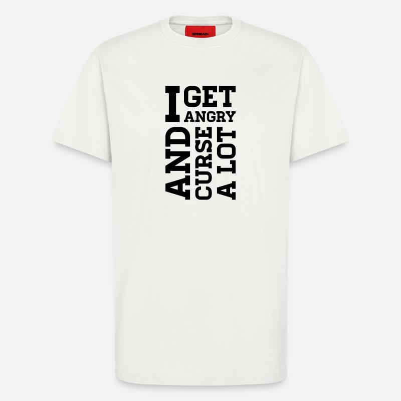Wütend – Statement über Wut, Protest & Emotionen - T-Shirt - made by SPREAD - OFF WHITE