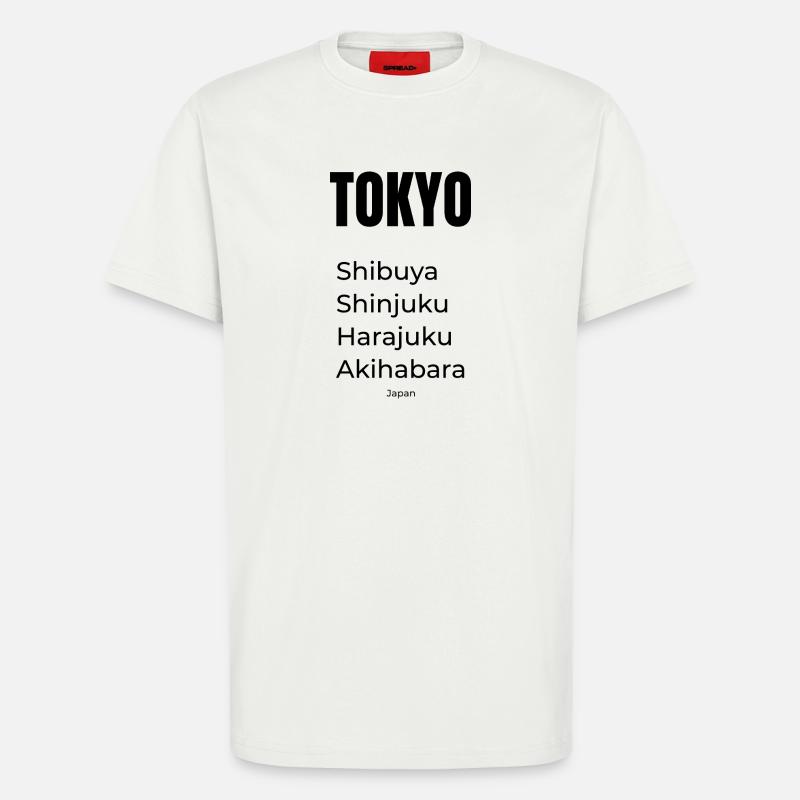 Tokyo District Tee - T-Shirt - made by SPREAD - OFF WHITE