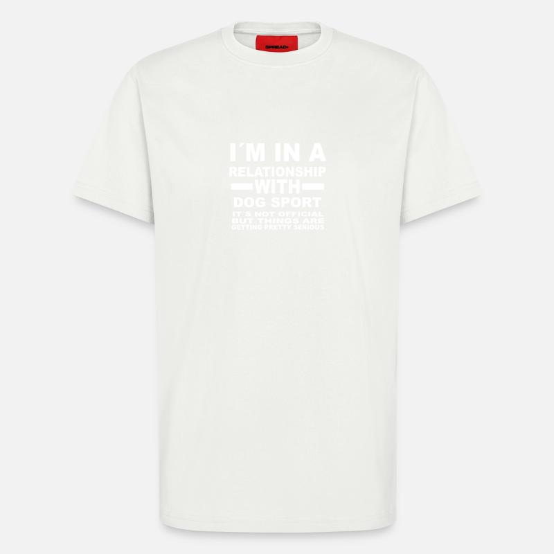 relation avec sport canin - T-shirt bio décontracté fabriqué en UE - OFF WHITE