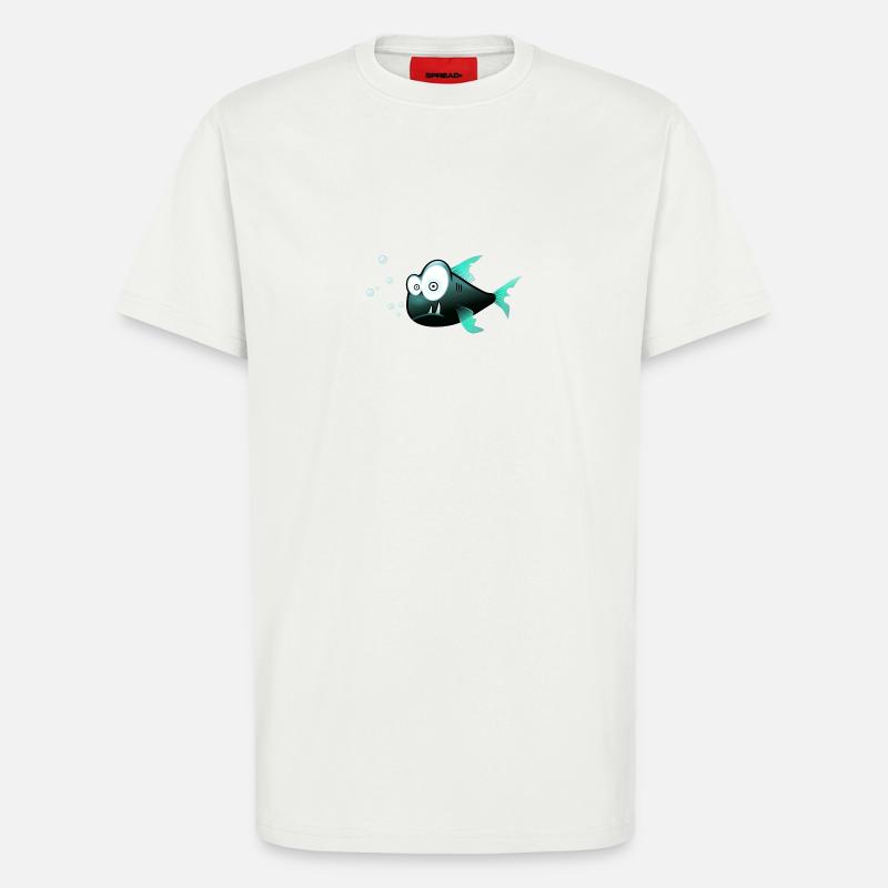 Fisch - T-Shirt - made by SPREAD - OFF WHITE