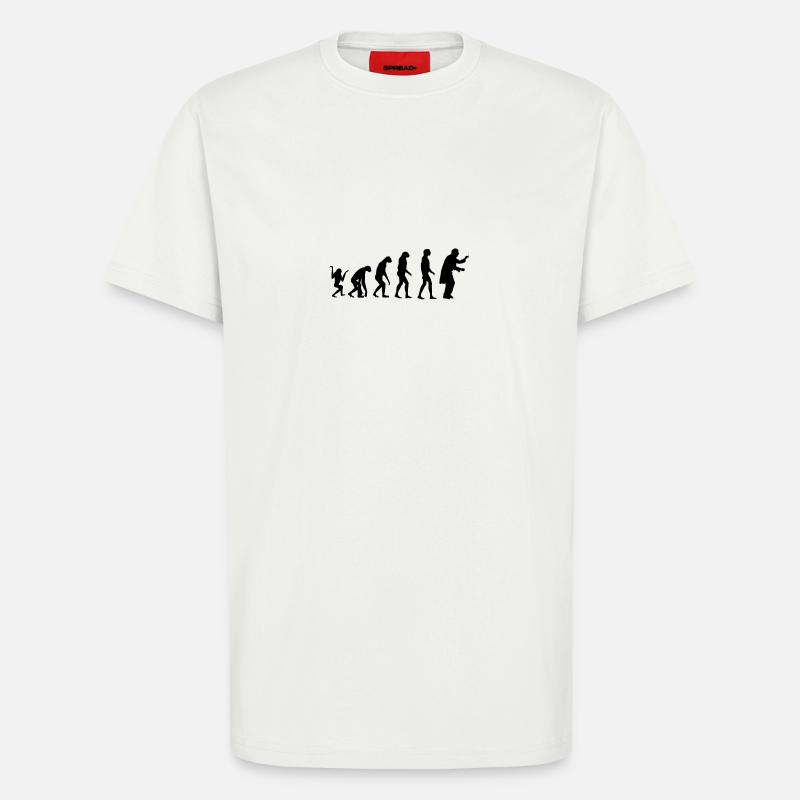 Evolution Conductor - T-Shirt - made by SPREAD - OFF WHITE