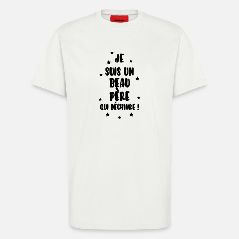 Stiefvater / Stiefmutter / Ehe / Familie - T-Shirt - made by SPREAD - OFF WHITE
