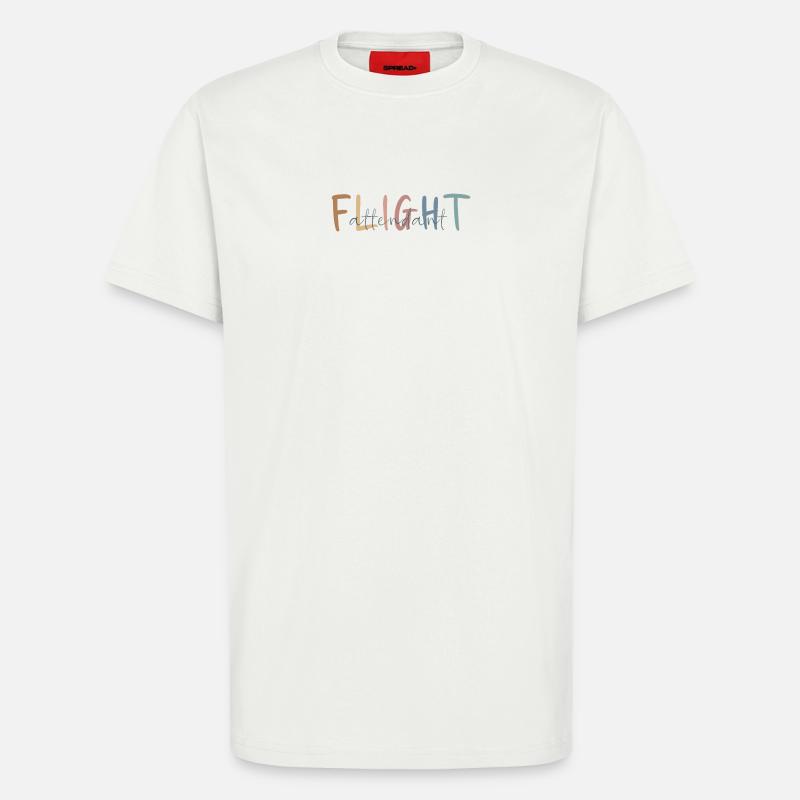 Flight Attendant Gift - Flight Attendant Gift - T-Shirt - made by SPREAD - OFF WHITE