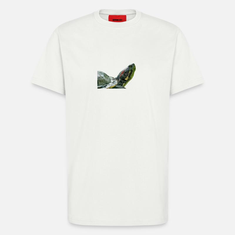 turtle schildkroete - T-Shirt - made by SPREAD - OFF WHITE