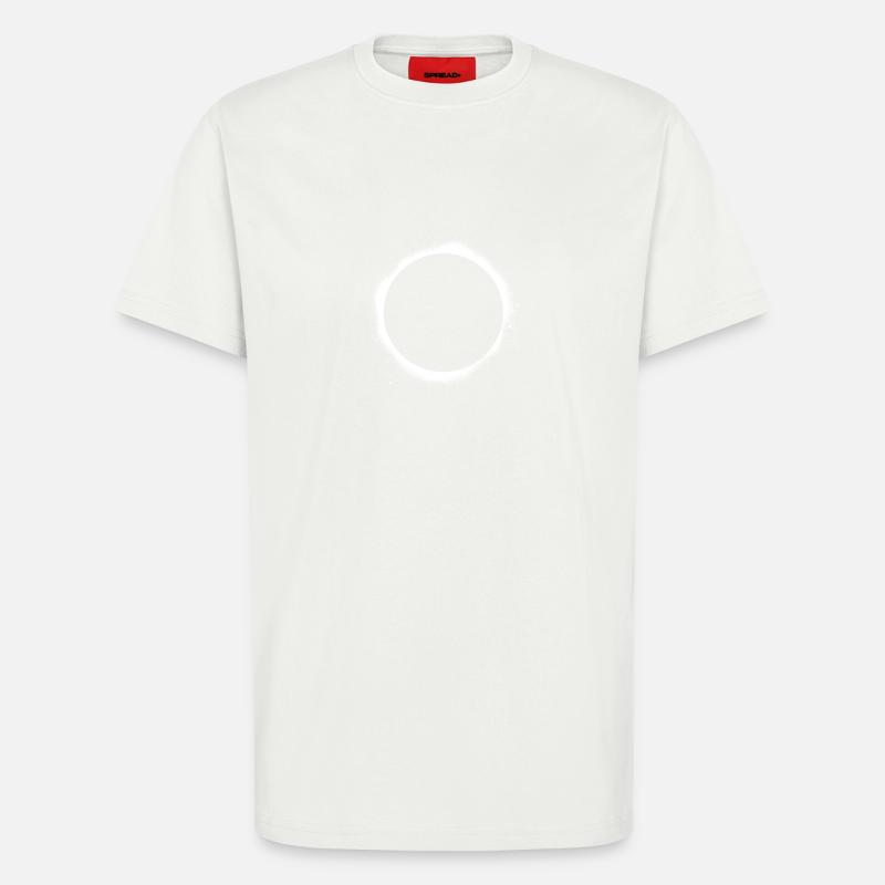 solar eclipse - T-Shirt - made by SPREAD - OFF WHITE