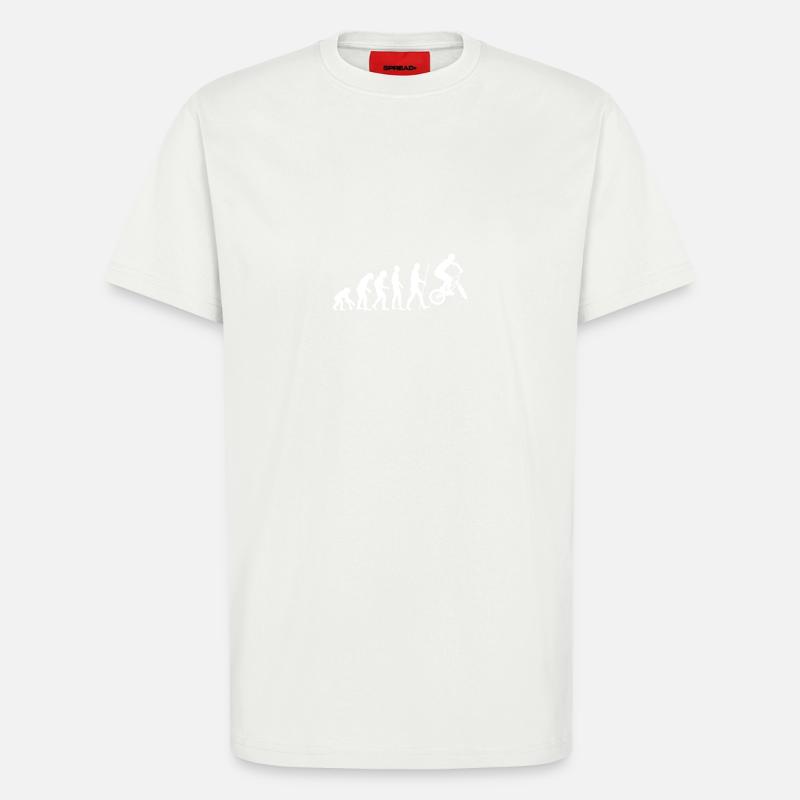 Evolution BMX - T-Shirt - made by SPREAD - OFF WHITE