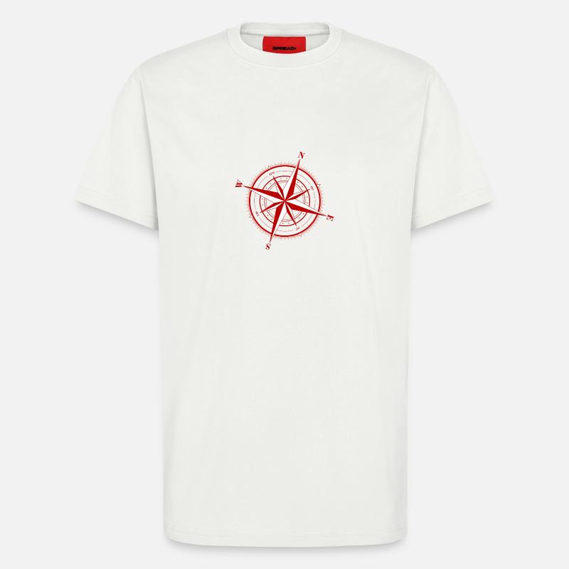 Nordend Kompass Logo - T-Shirt - made by SPREAD - OFF WHITE