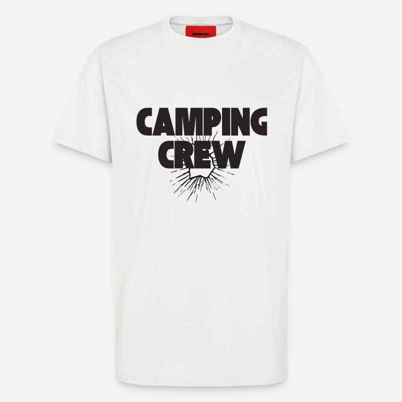 Camping Crew - T-Shirt - made by SPREAD - OFF WHITE