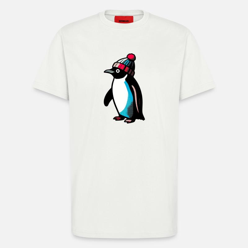 Pinguin - T-Shirt - made by SPREAD - OFF WHITE