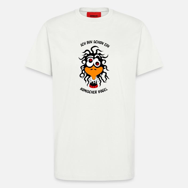 Ich bin schon ein komischer Vogel - T-Shirt - made by SPREAD - OFF WHITE