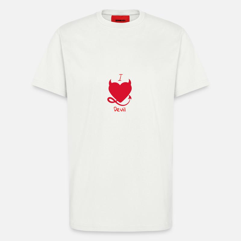 DEVIL'S - T-Shirt - made by SPREAD - OFF WHITE