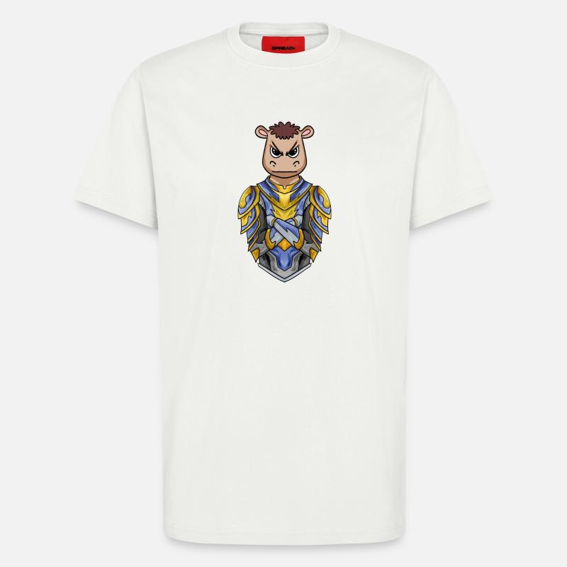 Ritter Pferd cool - T-Shirt - made by SPREAD - OFF WHITE