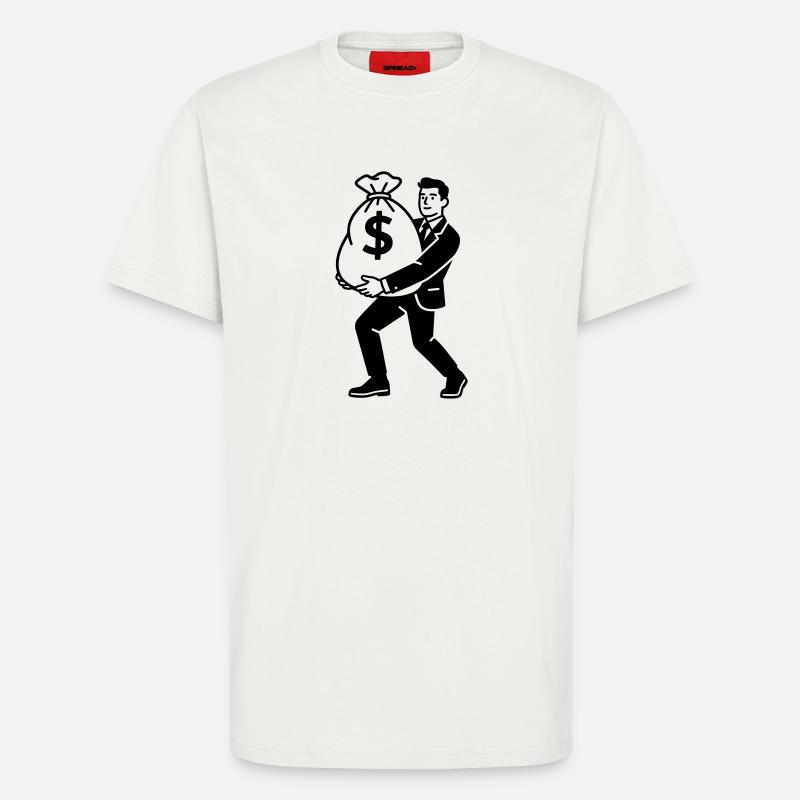 Geld - T-Shirt - made by SPREAD - OFF WHITE