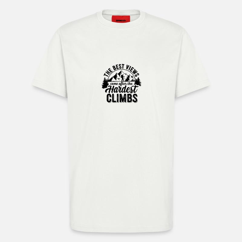 Fahrradfahrer Evolution MTB Abenteuer Rider - T-Shirt - made by SPREAD - OFF WHITE