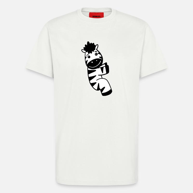 Zebra Tier - T-Shirt - made by SPREAD - OFF WHITE