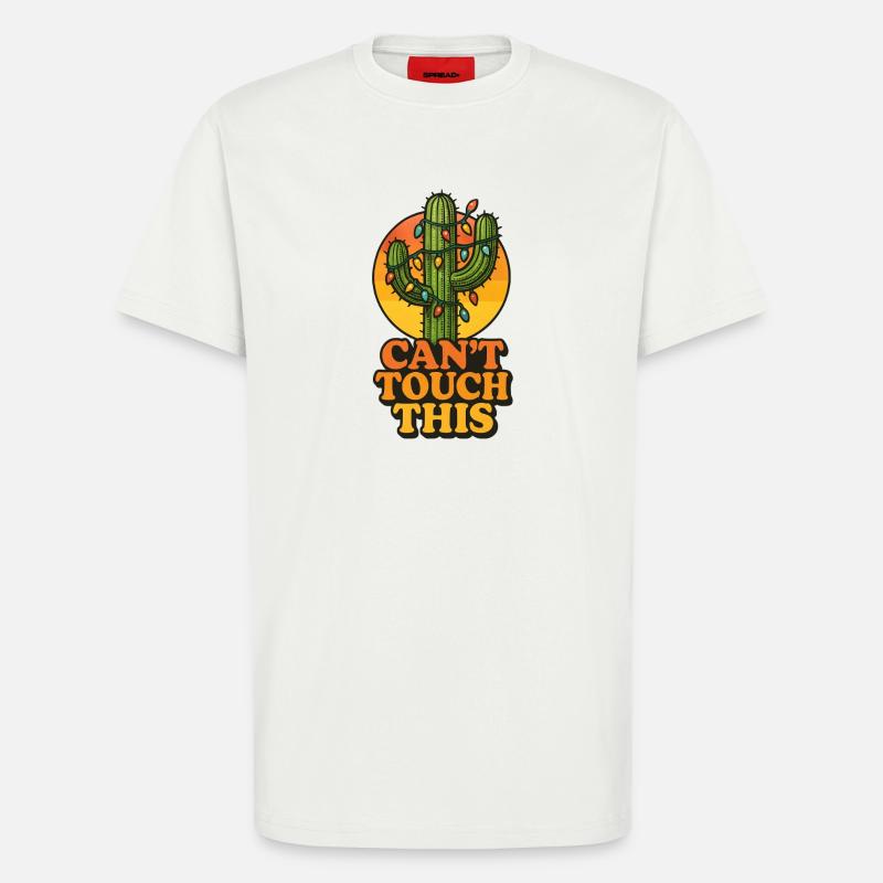 Weihnachtskaktus - Kann das nicht anfassen - T-Shirt - made by SPREAD - OFF WHITE