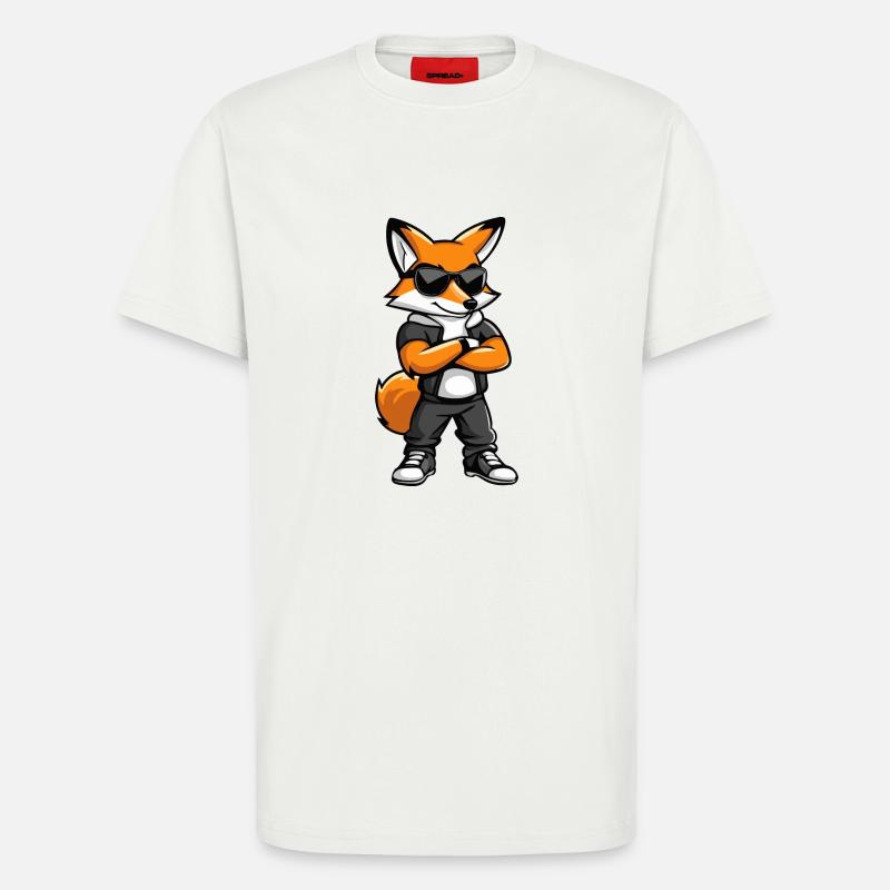 Fox Comic - T-Shirt - made by SPREAD - OFF WHITE