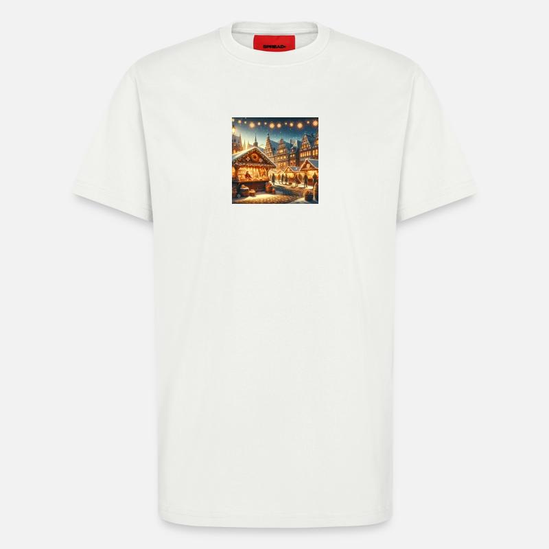 Weihnachtsmarkt - T-Shirt - made by SPREAD - OFF WHITE