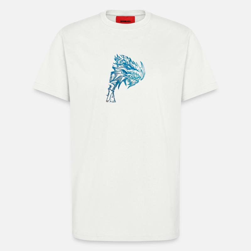 DRACHE - T-Shirt - made by SPREAD - OFF WHITE