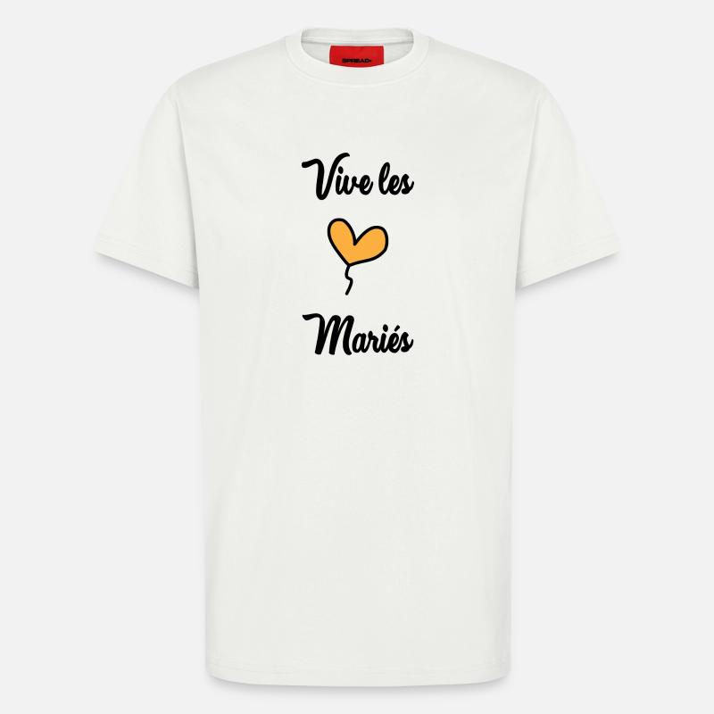ES LEBE DAS BRAUTPAAR - T-Shirt - made by SPREAD - OFF WHITE