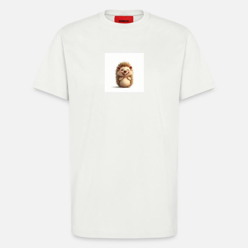 Cuddly hedgehog too cute - T-Shirt - made by SPREAD - OFF WHITE