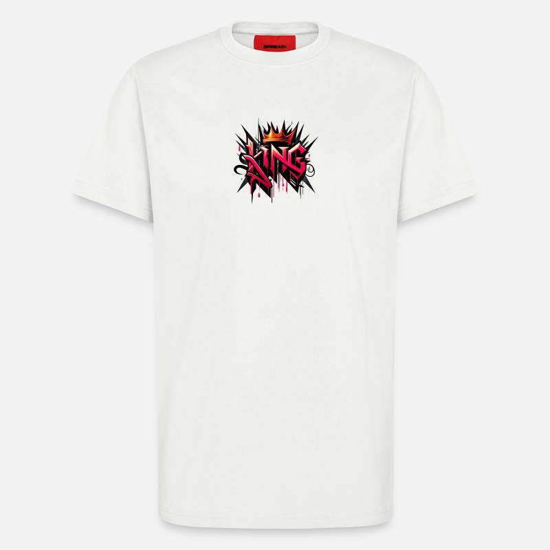 King 1 - T-Shirt - made by SPREAD - OFF WHITE