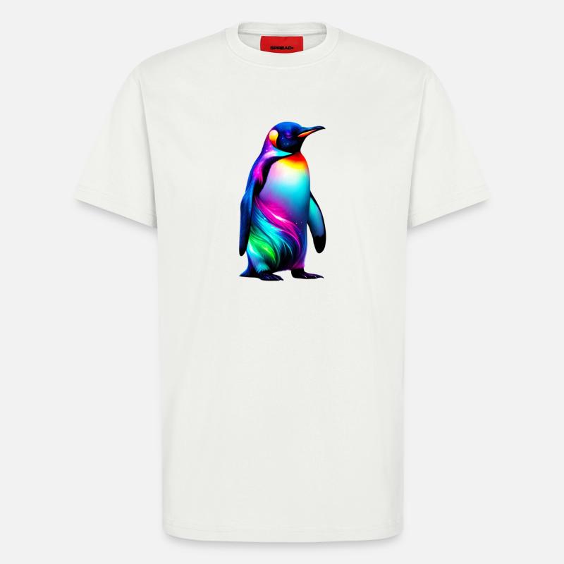 Penguin - T-Shirt - made by SPREAD - OFF WHITE