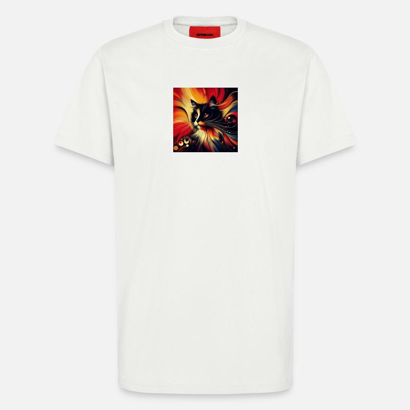 Kat 2 2 - T-Shirt - made by SPREAD - OFF WHITE