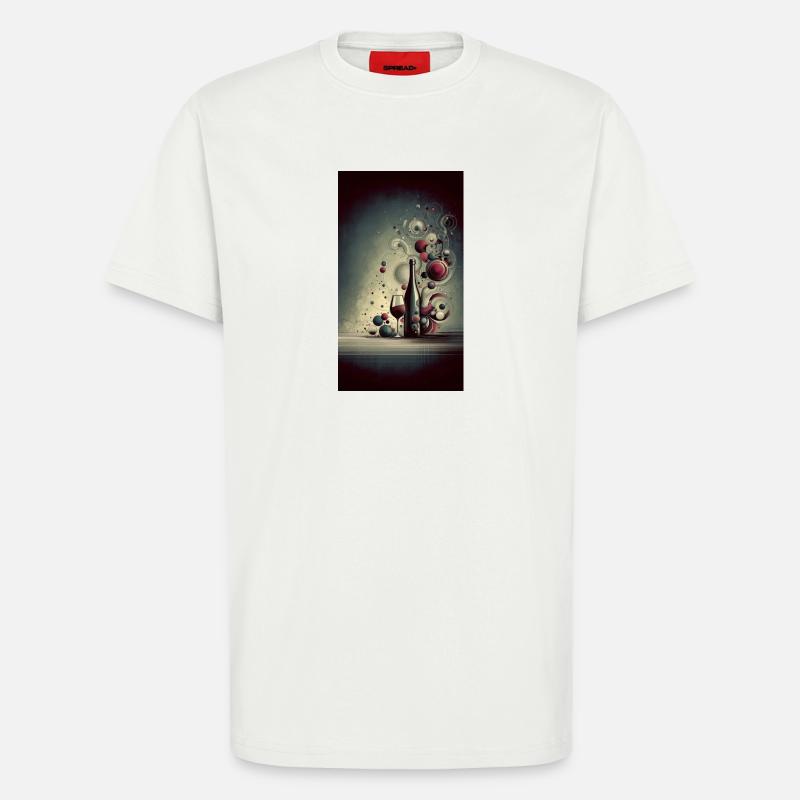 Wein 1 2 - T-Shirt - made by SPREAD - OFF WHITE