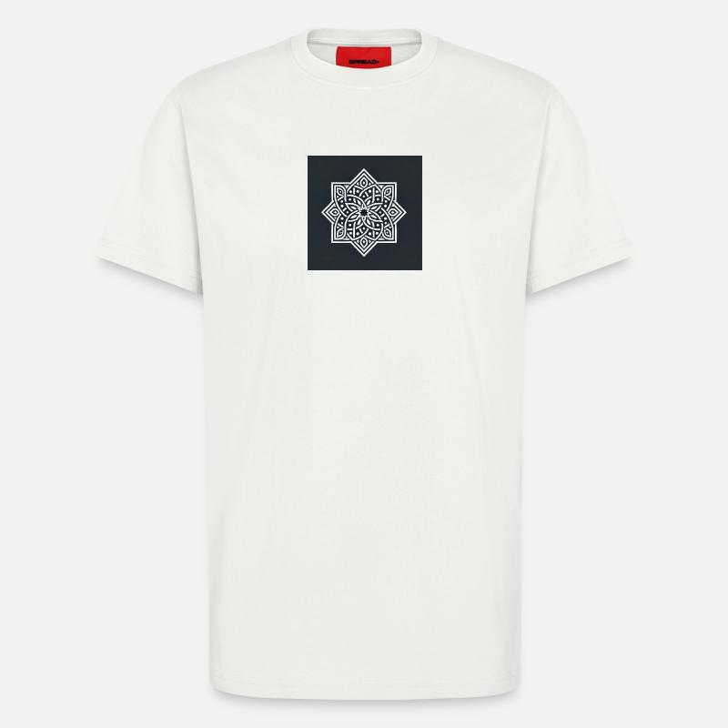 Geometrisches Mandala Design - T-Shirt - made by SPREAD - OFF WHITE