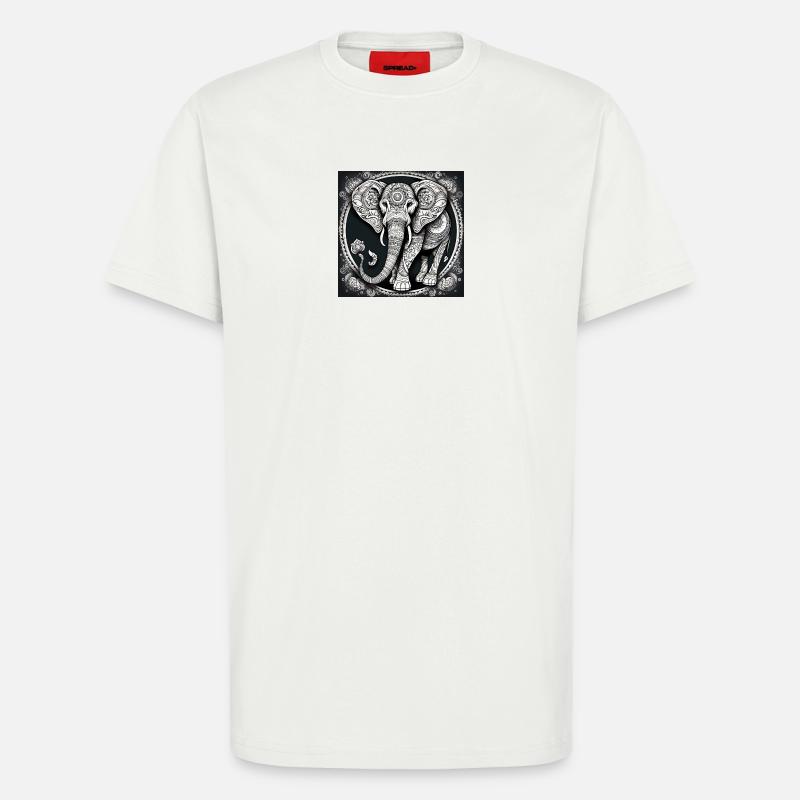 Elefant - T-Shirt - made by SPREAD - OFF WHITE
