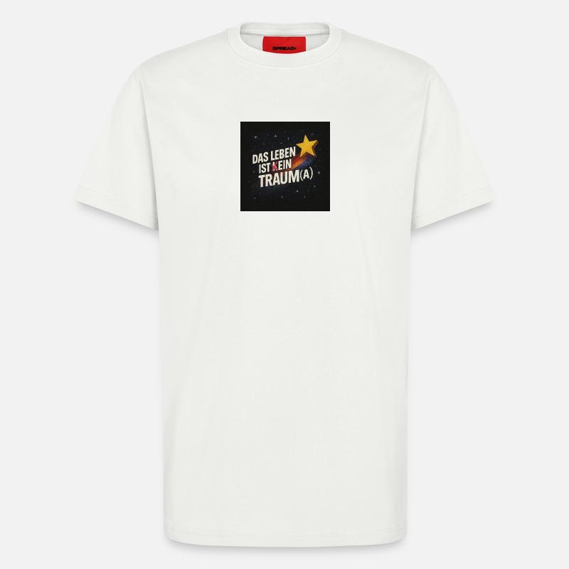Le traumatisme en bref - T-shirt bio décontracté fabriqué en UE - OFF WHITE