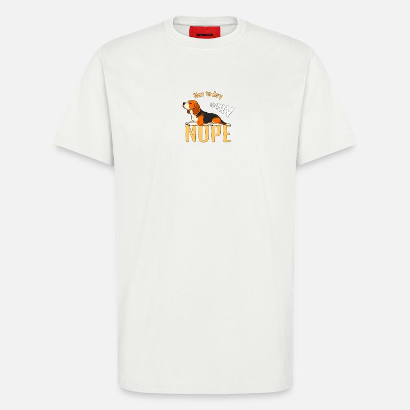 Nicht Heute Beagle, Sorry - T-Shirt - made by SPREAD - OFF WHITE
