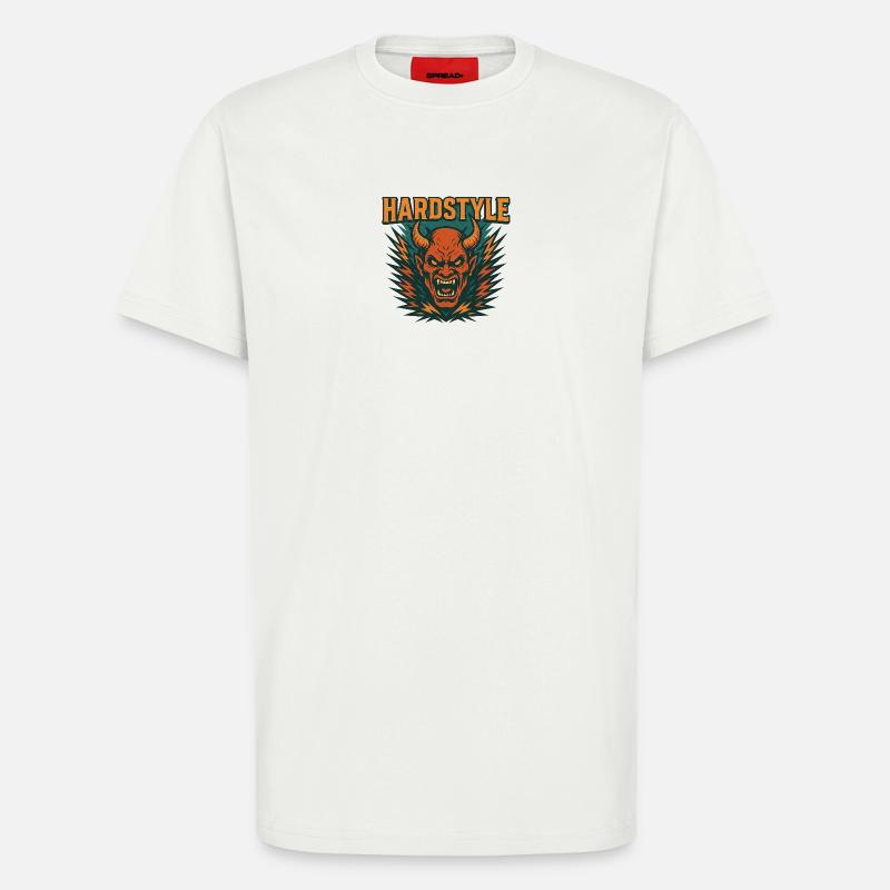 Hardstyle Dämonen Motiv - T-Shirt - made by SPREAD - OFF WHITE