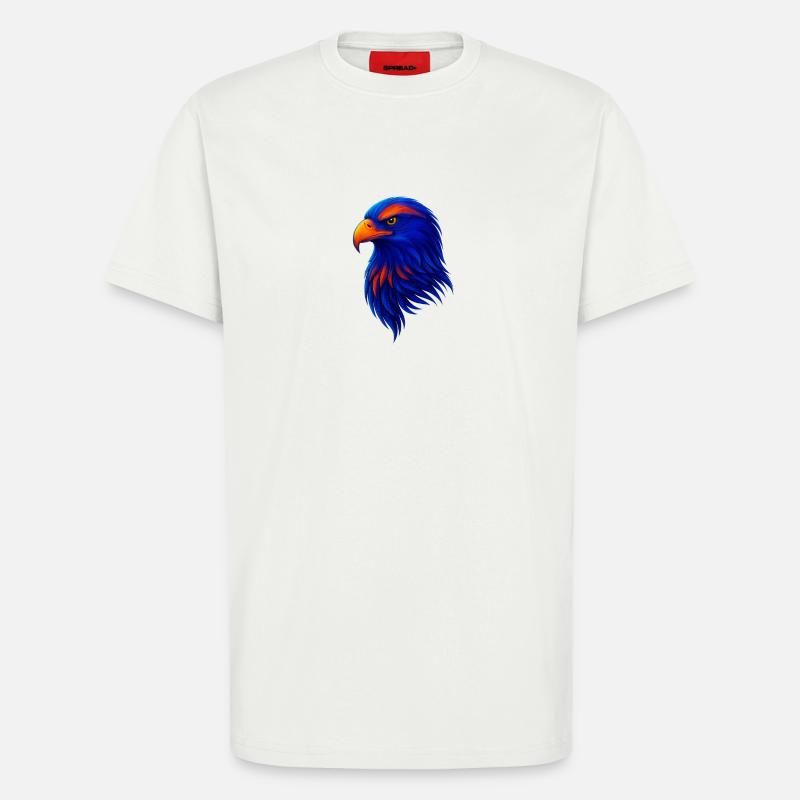 Farbiger Adler im Neonstil - T-Shirt - made by SPREAD - OFF WHITE
