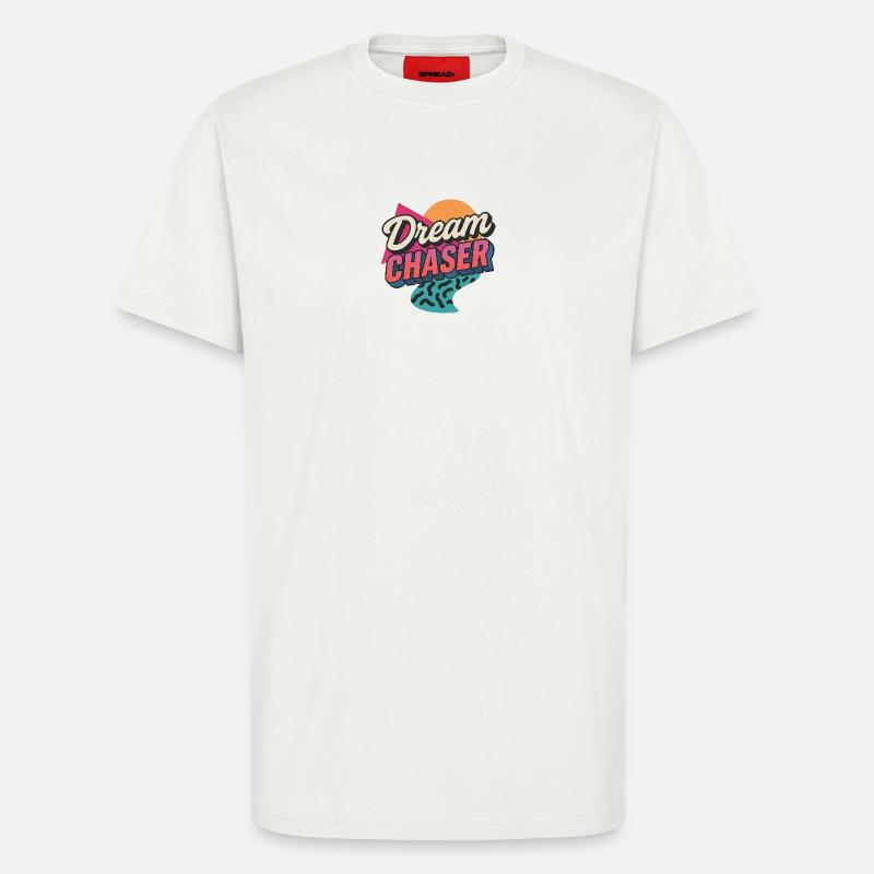 Retro 80er Inspired Dream Chaser Design - T-Shirt - made by SPREAD - OFF WHITE