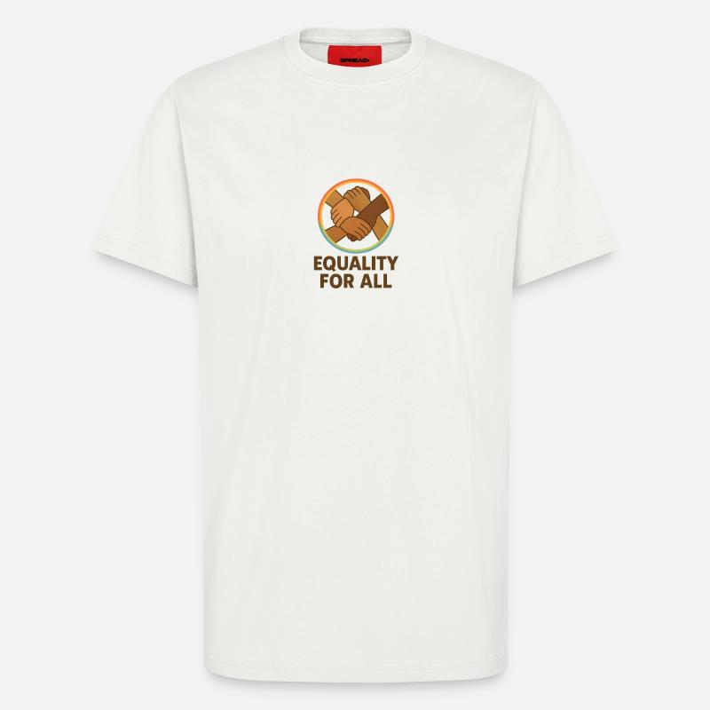 Unity Hands Kreisförmiges Emblem-Design - T-Shirt - made by SPREAD - OFF WHITE